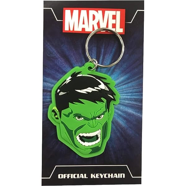 Marvel Incredible Hulk Rubber Keychain