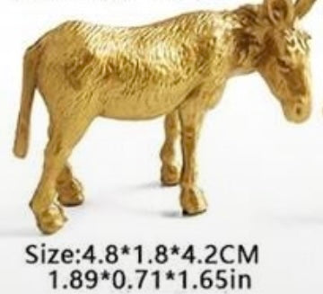 Golden Donkey Small Figure