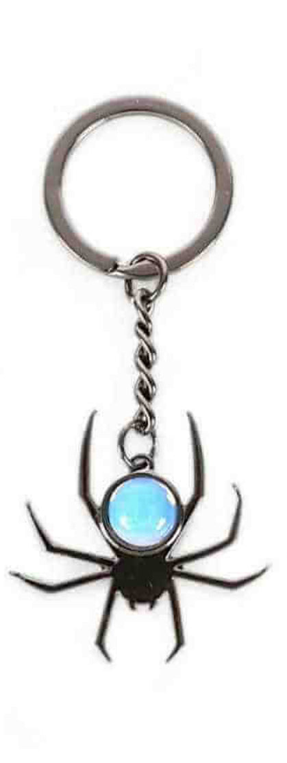 Crystal Spider Keyring