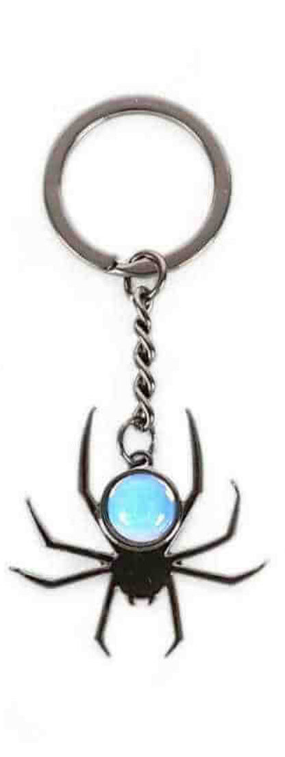 Crystal Spider Keyring