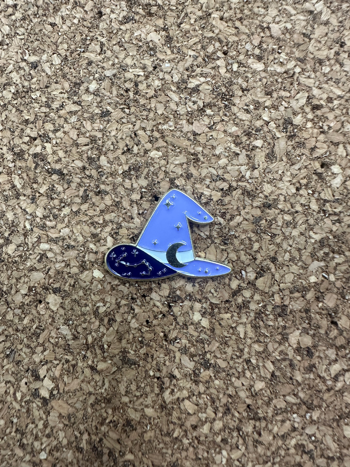Celestial Witch Hat Pin Badge