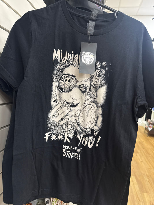 House Of Inky Moon Dread Time Stories Midnight Black T-Shirt