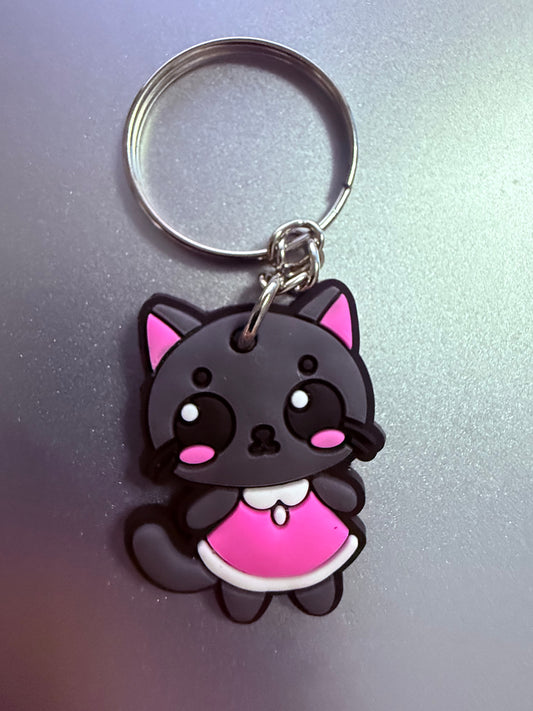 Cat Kawaii PVC Keychain