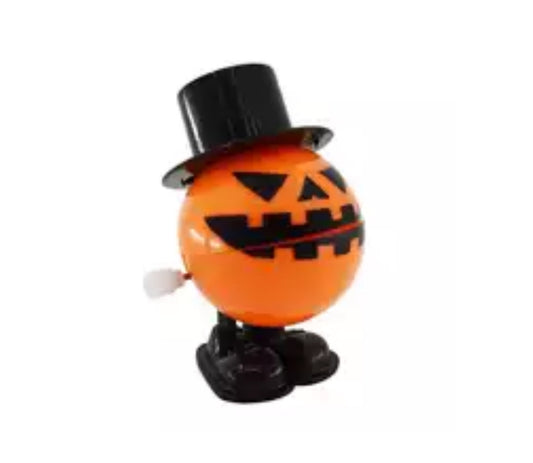Spooky Pumpkin Wind-Up Terror Toy