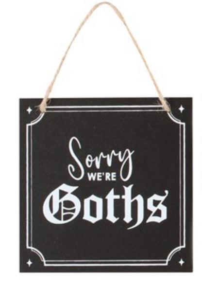 Gothic Mini Signs