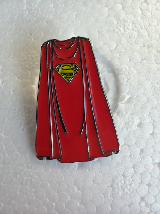 Superman Cloak Pin Badge