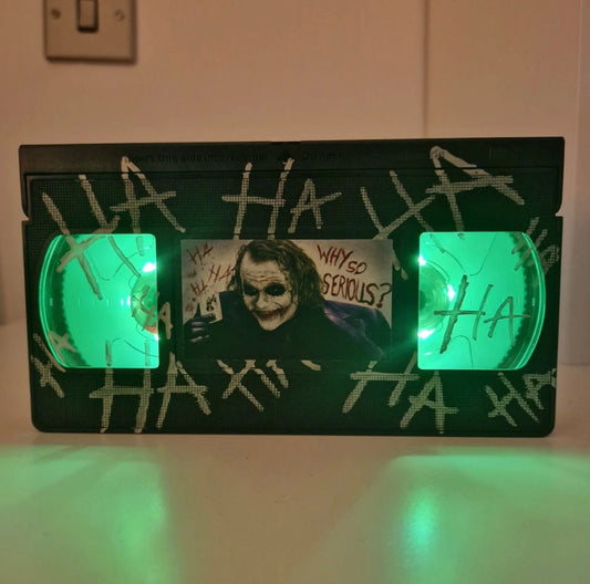 The Joker (Custom Design) VHS LED Lamp