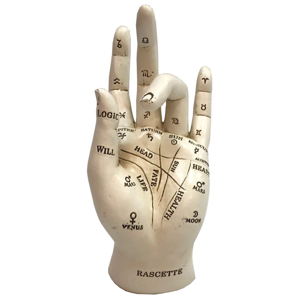 Chriomancy Fortune Telling Hand Statue