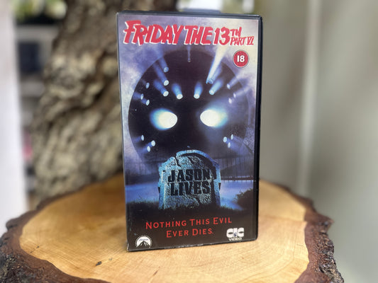 Friday The 13th Part 6 Jason Lives VHS