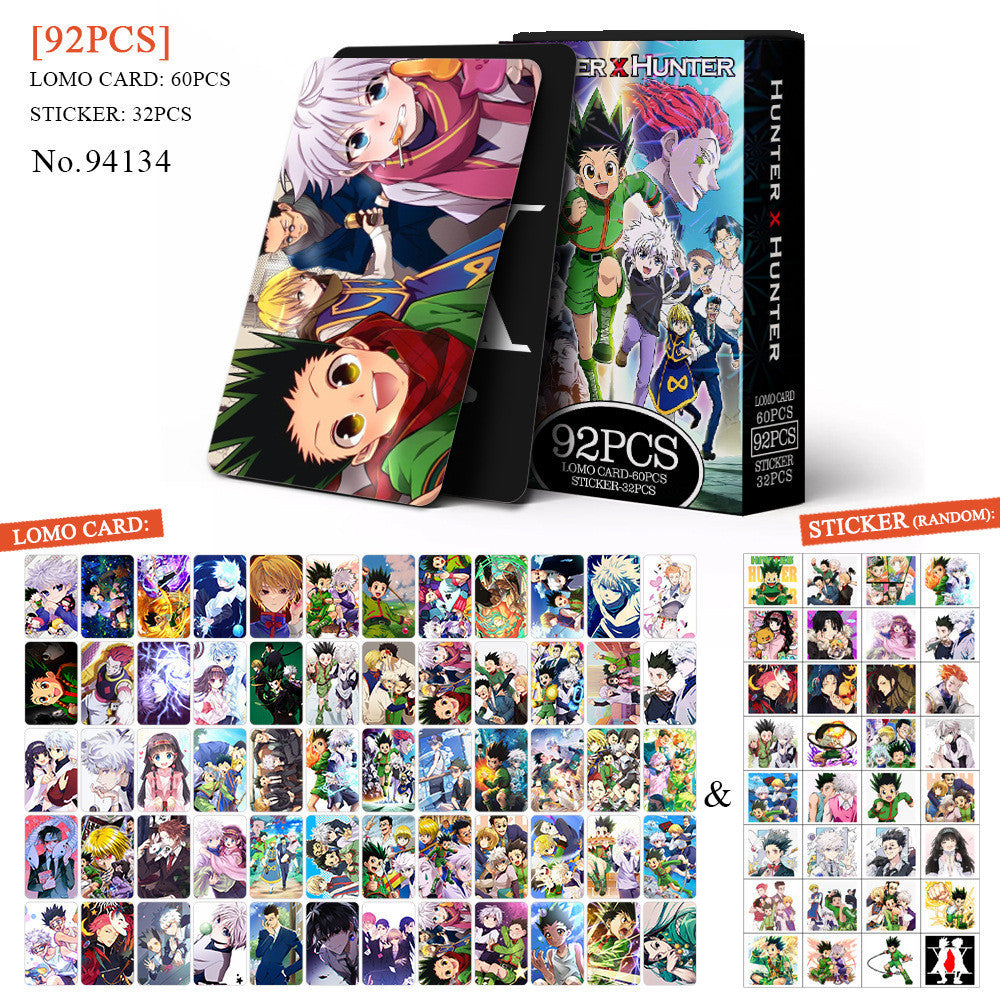 Hunter X Hunter 92PC Lomo Card & Sticker Pack