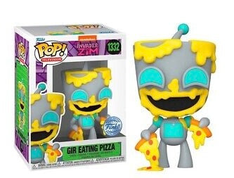 Invader Zim 1332 Gir Eating Pizza Funko Pop! Vinyl Figure