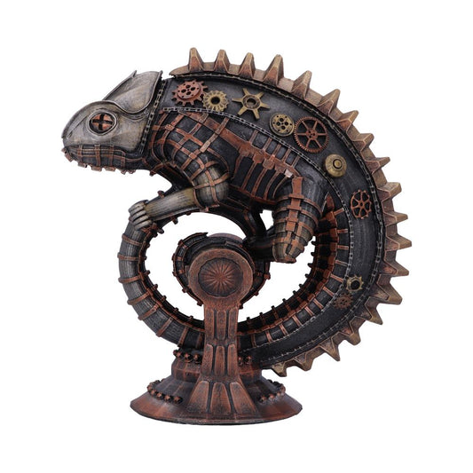 Mechanical Chameleon Statue
