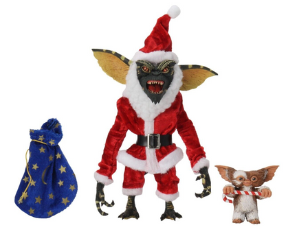 Gremlins Ultimate Santa Stripe And Gizmo Figure