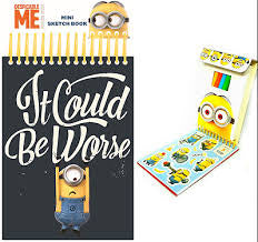 Despicable Me Minion Made Mini Sketch Book