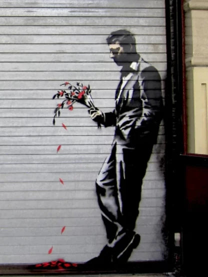 The Worlds Most Famous Graffiti Brandalised Collection Banksy Hustler Lenctiular Picture