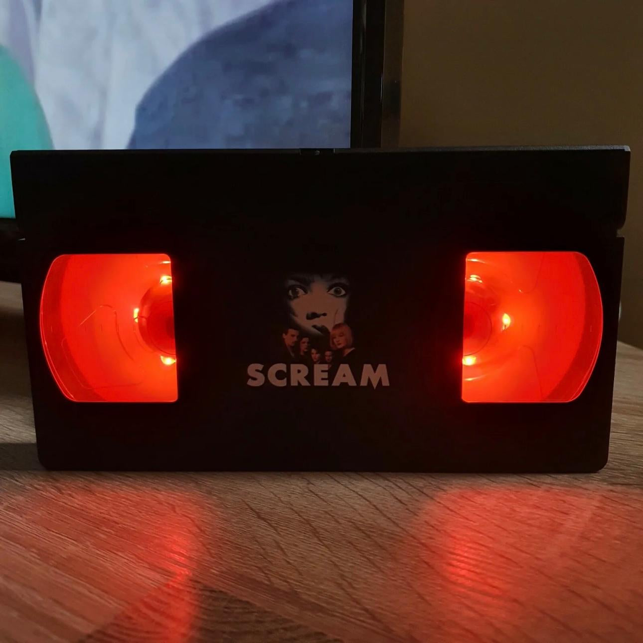 Scream (1996) VHS LED Lamp