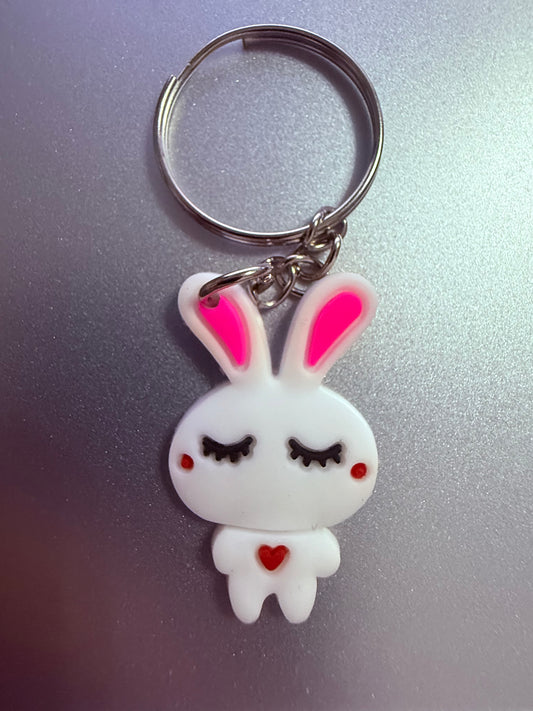Bunny Kawaii PVC Keychain
