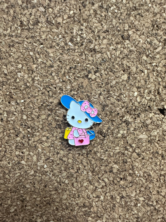 Hello Kitty Shopping Pin Badge