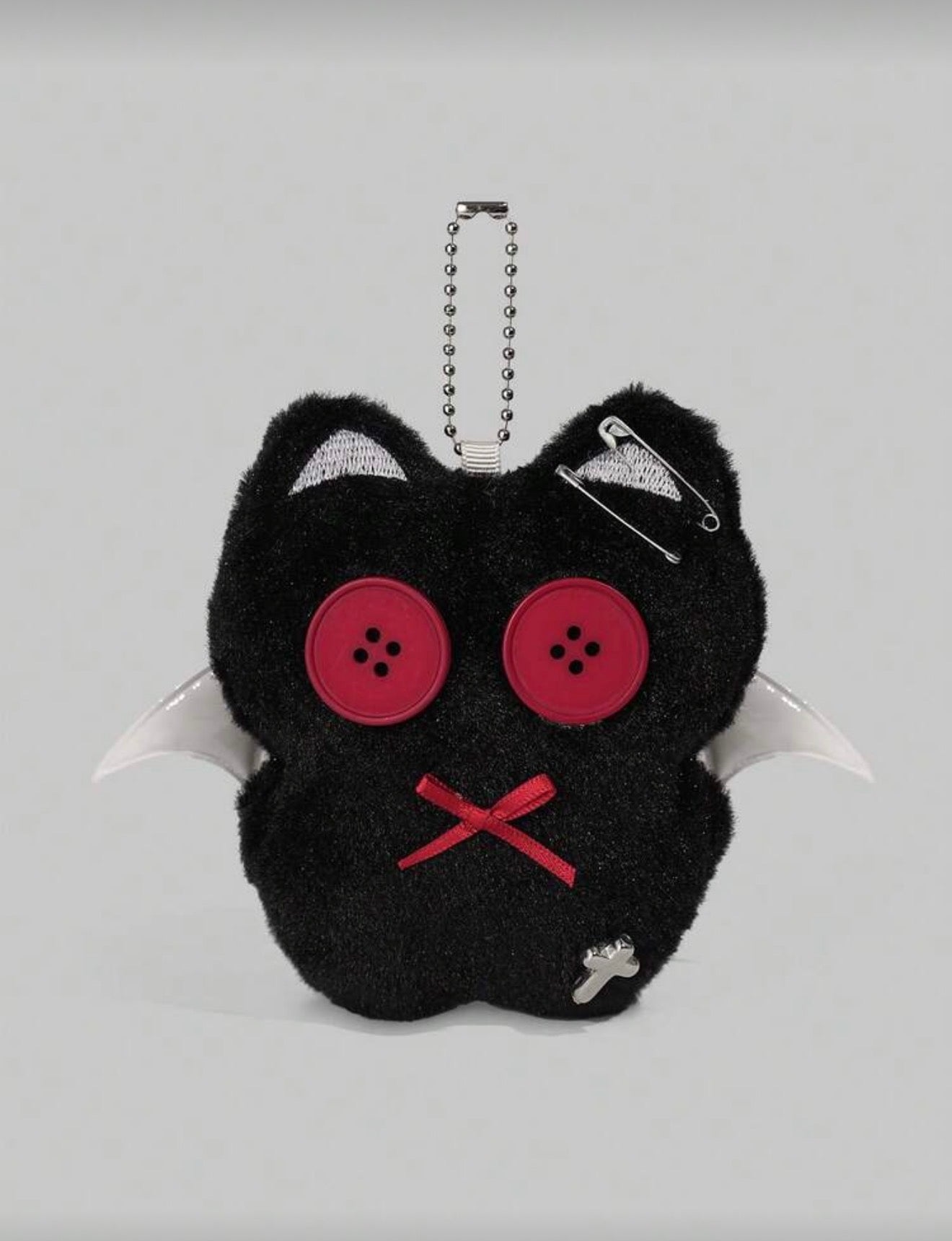 Gothic Vampire Cat Plush Dangler