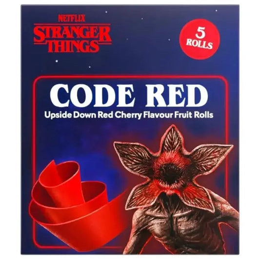 Stranger Things Code Red Upside Down Fruit Roller