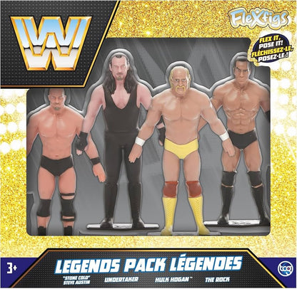 WWE Flexfigs Legends Pack