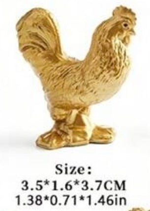 Golden Chicken Small Figure