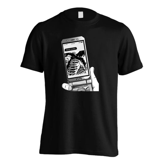 Zombie Makeout Club Send Nudes Black T-Shirt