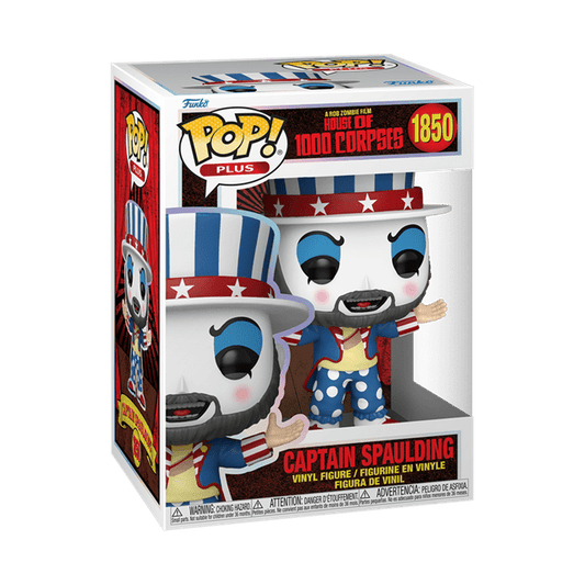 House Of 1000 Corpses 1850 Captain Spaulding Funko Pop Plus! Vinyl Figure