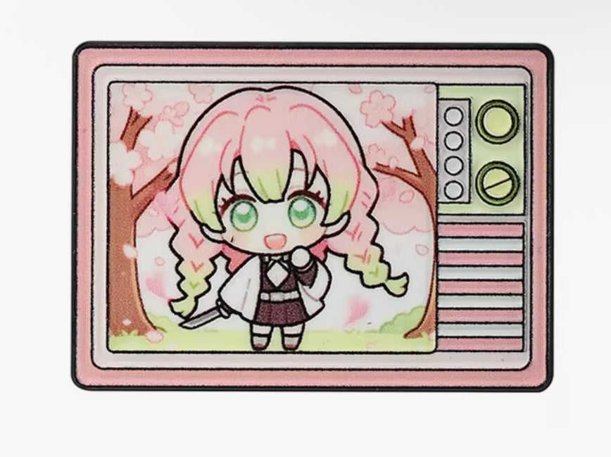Demon Slayer Retro TV Pin Badge