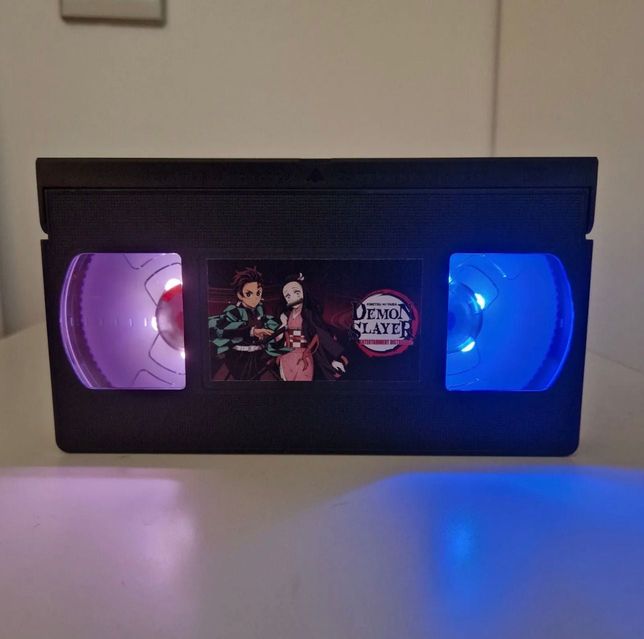 Demon Slayer VHS LED Lamp