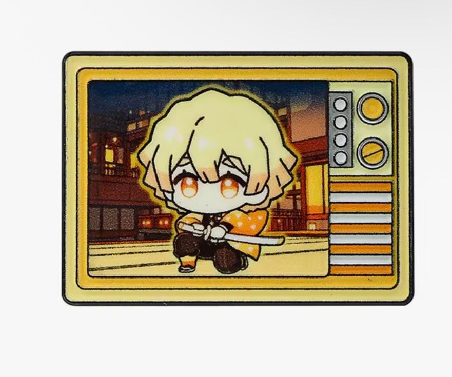 Demon Slayer Retro TV Pin Badge