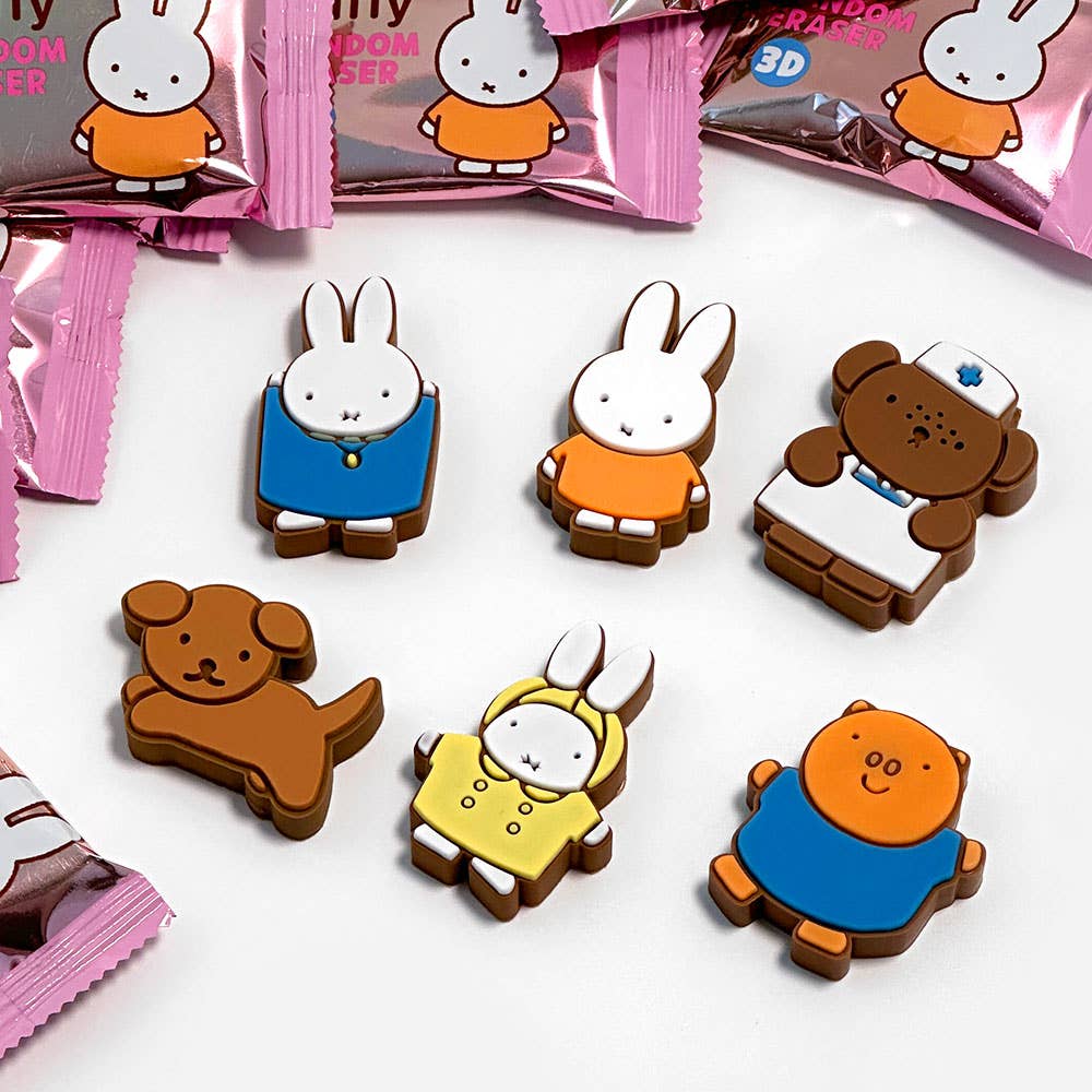 Miffy 3D Figure Eraser Random Eraser Box