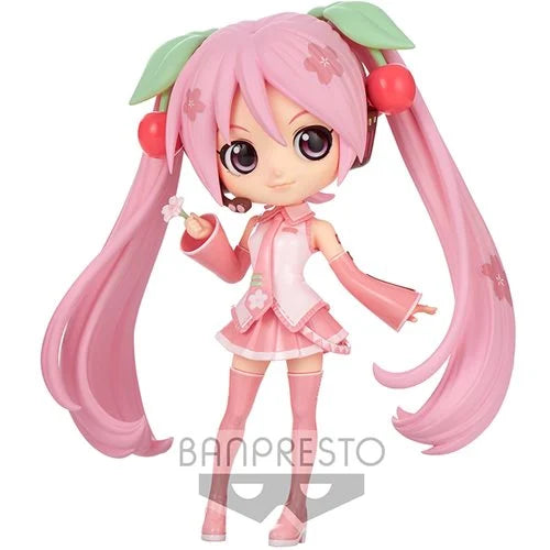 Hatsune Miku Sakura Miku (ver. B) Banpresto QPosket Vinyl Figure