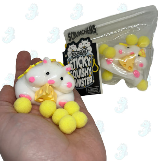 Scrunchems Sticky Squishy Hamster Toy