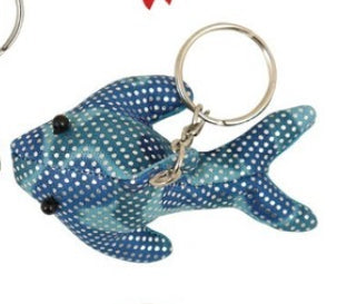 Colourful Sand Animal Keyrings