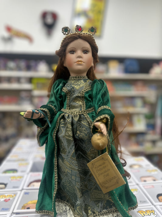 The Princess And The Frog Fairytale Collectors Porcelain Doll