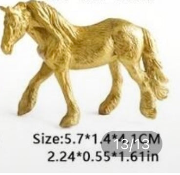 Golden Horse Small Figure