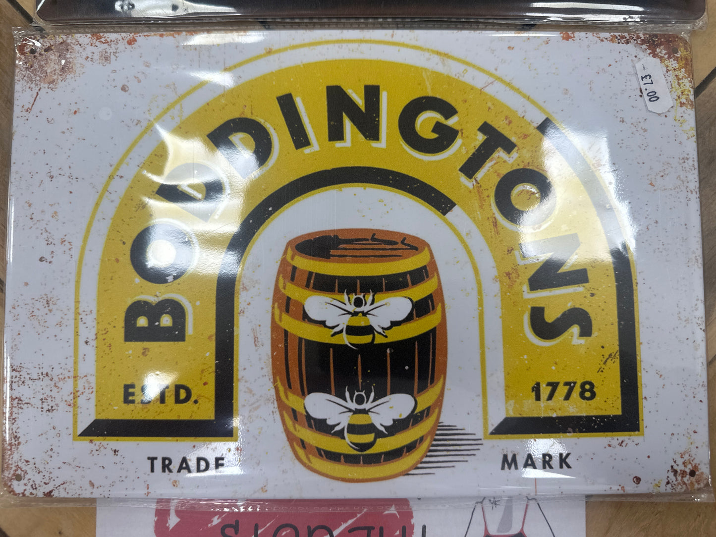 Boddingtons Metal Sign
