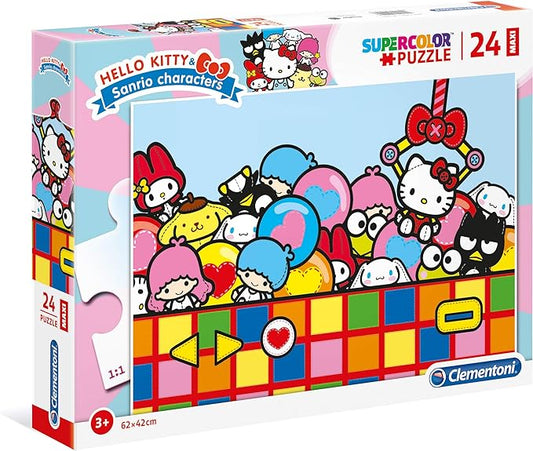 Hello Kitty & Sanrio Characters Supercolor Puzzle 24 Maxi Pieces