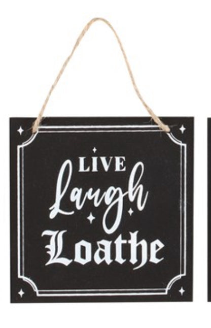 Gothic Mini Signs