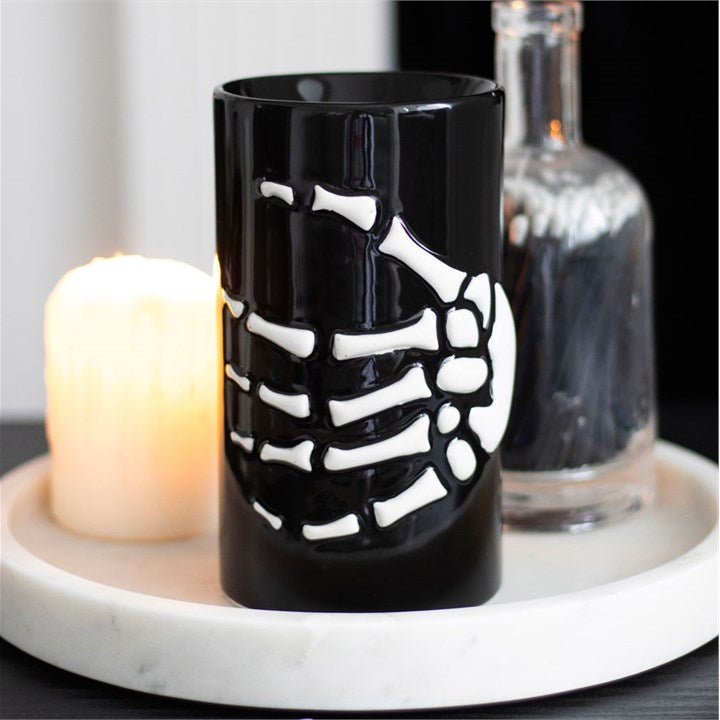 Halloween Skeleton Hand Ceramic Oil Burner