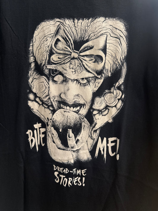 House Of Inky Moon Dread Time Stories Bite Me Black T-Shirt