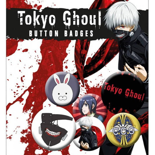 Tokyo Ghoul Button Pin Badges Pack