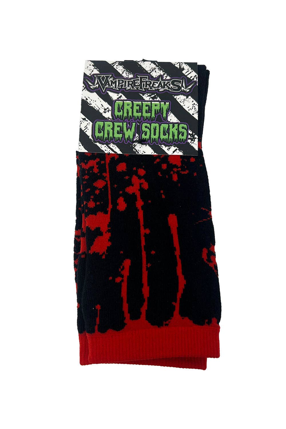 Murder Mystery Blood Splatter Socks