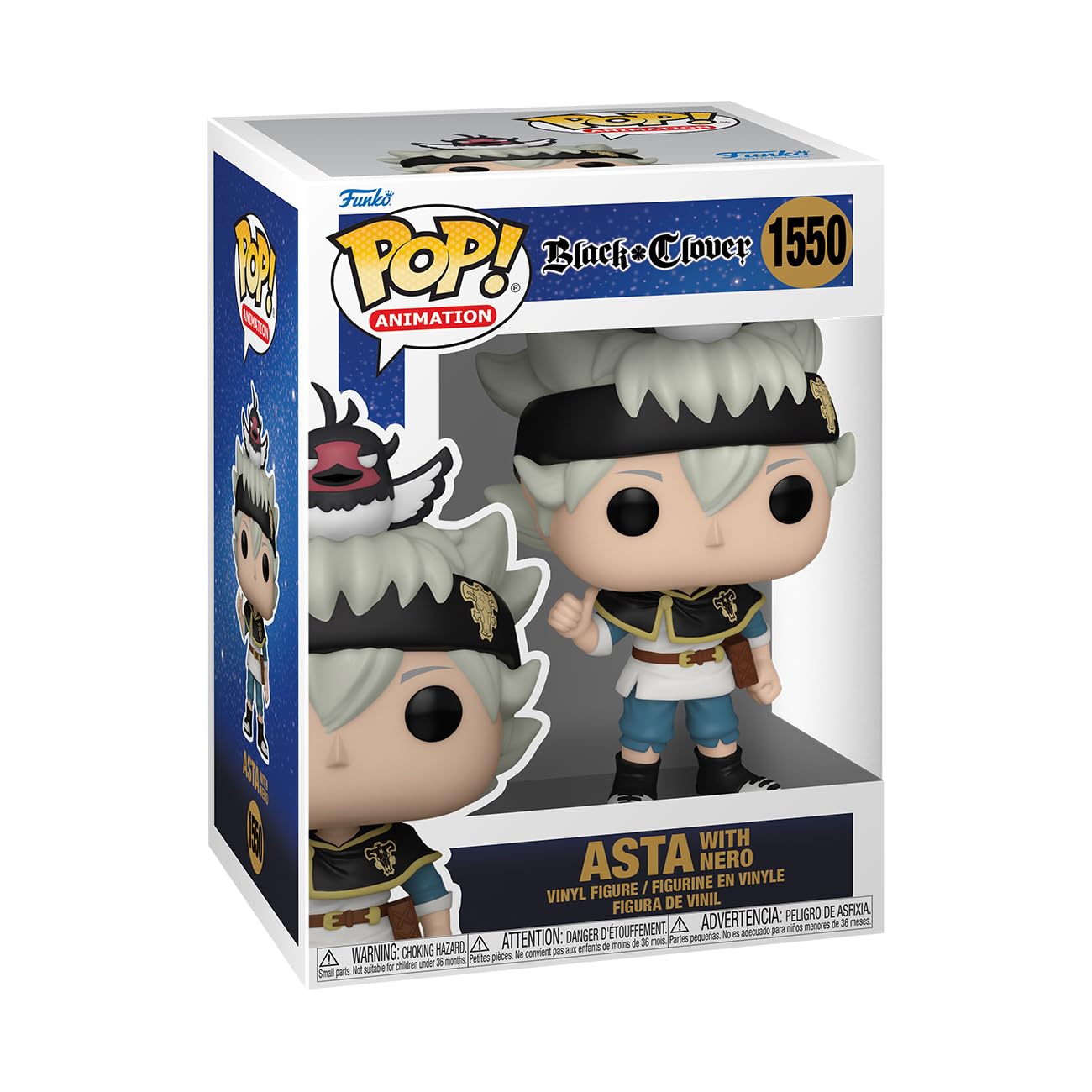 Black Clover 1550 Asta With Nero Funko Pop! Vinyl Figure
