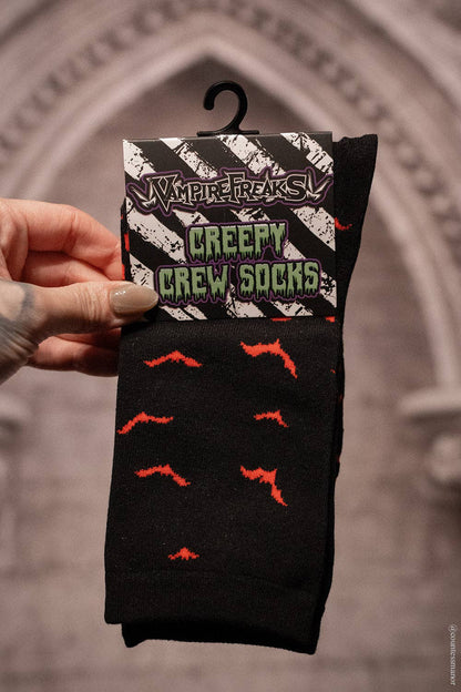 Bloodbat Crew Socks