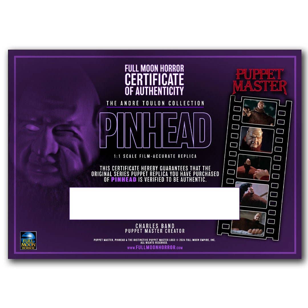 Puppet Master Pinhead The Andre Toulon Replica Collection