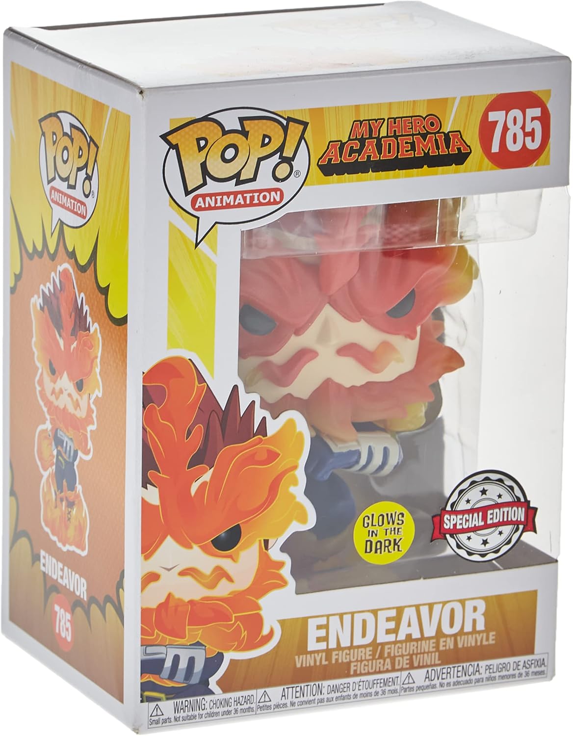 My Hero Academia 785 Endeavor Glow In The Dark Funko Pop Vinyl Figure