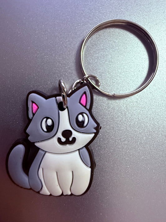 Cat PVC Keychain