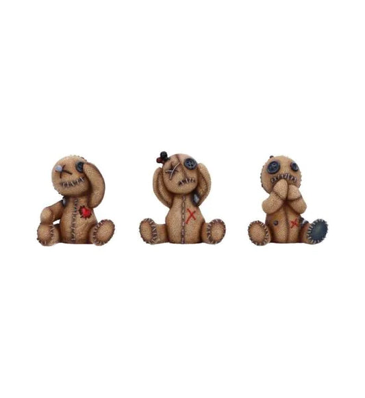 Three Wise Voodoo Dolls Ornaments